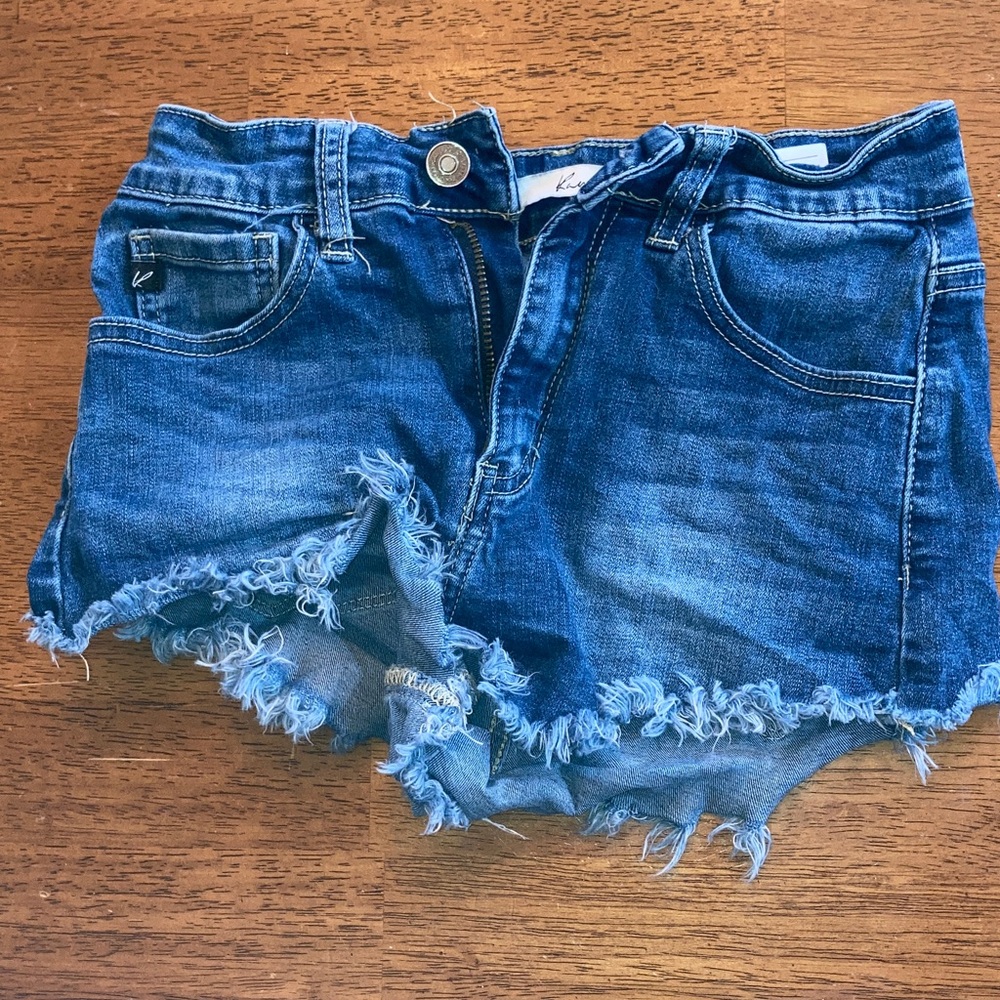 KanCan Distressed Blue Jean Shorts
